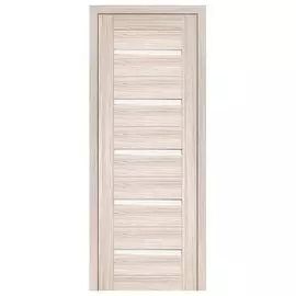 Полотно дверное Капучино мелинга №7 800 стекло матовое