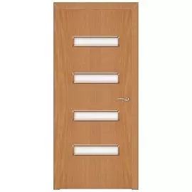 Полотно дверное Квадро ДО700 Миланский орех