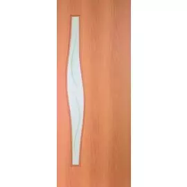 Полотно дверное ЛР-12-600 миланский орех с фьюзингом