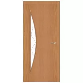 Полотно дверное Луна ДФ600 Миланский орех