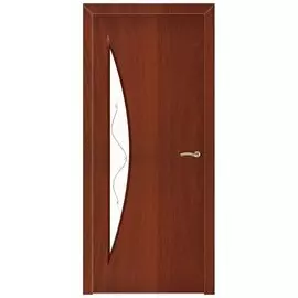 Полотно дверное Луна ДФ800 Миланский орех