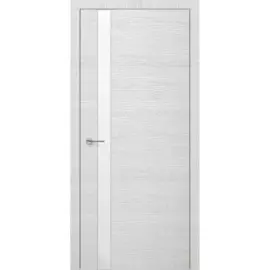 полотно дверное остекленное horizont h2 2000х600 мм полипропилен окаша сильвер