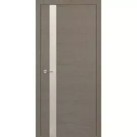 полотно дверное остекленное horizont h2 2000х700 мм полипропилен окаша грей