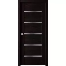 полотно дверное стекло сатинат эко 1 2000х700мм.,пвх, цвет венге