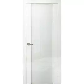 полотно дверное стекло сатинат diana 2000х800мм.,пвх, цвет белый глянец