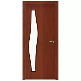 Полотно дверное Волна ДО800 Итальянский орех