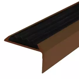 Порог антискользящий (ступень) Ziber 37,5*19*1800мм Медь