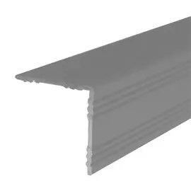 порог угловой (угол) ziber 19*19*900мм серебро