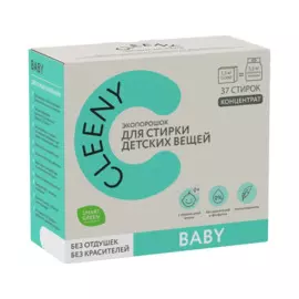 порошок стиральный детский экологичный 1500г сleeny cl_pk1500 cleeny