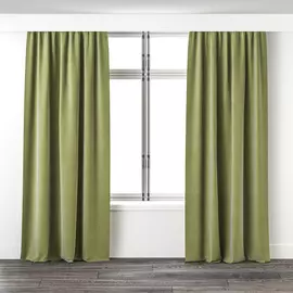 портьера 165*250 на тесьме, песок 4941 v-128 зеленый