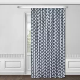 портьера 44762 2.0х2.8м жаккард, синий