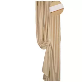 Портьера Блэкаут однотонный 101524 2,0*2,7м на тесьме бежевый