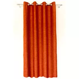 Портьера Блэкаут под лен 399/8 1,5*2,5м, на люверсах терракот