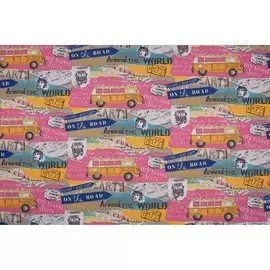 портьера bus 73301423 1,80х2,6м портьерная ткань печать разноцветный