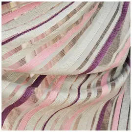 Портьера Фантазия полоса шенил 02034/007 1,45*2,7м, на тесьме сиренево-серый