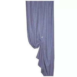 Портьера Лен имитация 13833/6107 1,5*2,7м, на люверсах синий