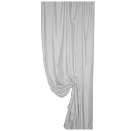 Портьера Однотонная 8152М/45 1,5*2,5м, на тесьме серый