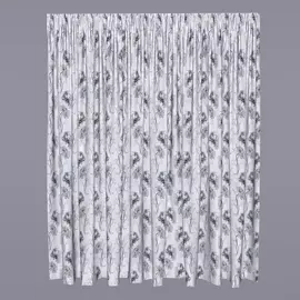 портьера селена 73301257 1,8х2,6м портьерная ткань печать разноцветный