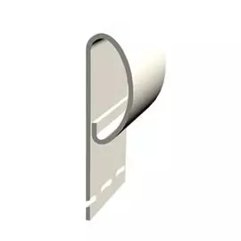 профиль финишный docke premium, цвет сливки, 3 м