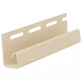 Профиль J FineBer 3.8м кремовый