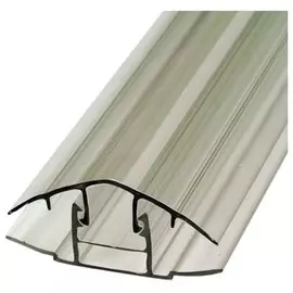 Профиль Полискреп крышка 10мм L-6м бесцветный