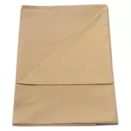Простынь на резинке 240*215 сатин, песочный