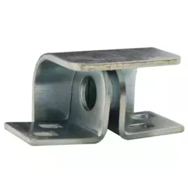 проушина противовзломная с защитной накладкой, цинк, правая