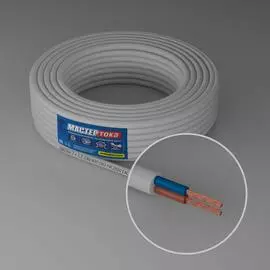 провод электрический пвс 2х1,5 (50м) мастер тока