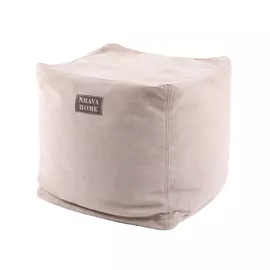 пуф квадрат (бежевый)