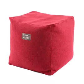 пуф квадрат красный nrava home