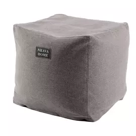 пуф квадрат (серый)