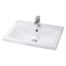 раковина подвесная/встраиваемая cersanit como 60 s-um-com60/1-w