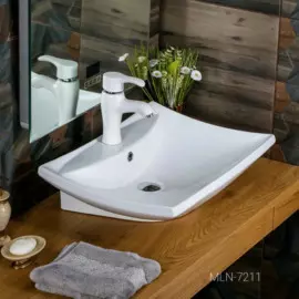 раковина накладная melana 7211-805