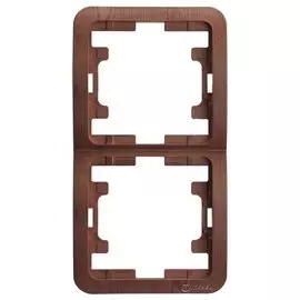 Рамка 2-ая MAKEL Mimoza N орех/орех 24032