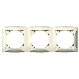 Рамка 3-ая Lexel Дуэт бежевая SE WDE000203