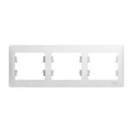 рамка (белая, трехместная) schneider electric glossa gsl000103
