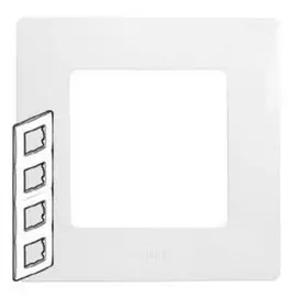 рамка (белая, четырехместная) legrand etika 672504