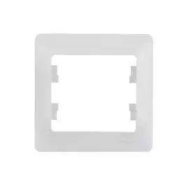 рамка (белая, одноместная) schneider electric glossa gsl000101