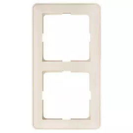 рамка (слоновая кость, двухместная) schneider electric wessen w59 kd-2-28