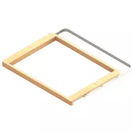 рамка выдвижная деревянная 607х450 мм, береза