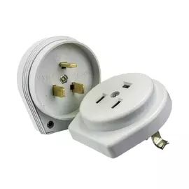 разъем для плиты 32а 250в 2p+pe су пластиковый белый sbe-is2-250-p smartbuy