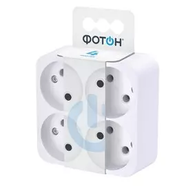 Разветвитель электрический (четверник) ФОТОН АМ 6-4, 6А