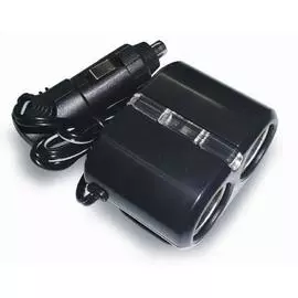 Разветвитель прикуривателя 12/24 (на 2 выхода) CS204 со светодиодной подсветкой