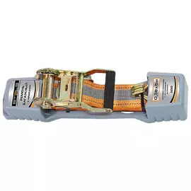 ремень для фиксации груза 5м с крюками и храповым механизмом automatic stels 54365