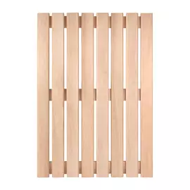 Решетка на пол для бани и сауны 70х100х4 см ольха Банные штучки 33255