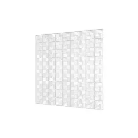 решетка вентиляционная декоративная потолочная 595х595, белый, п6060дп
