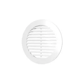 решетка вентиляционная круглая d150 пластмас. (фланец d125) 12рк, эра