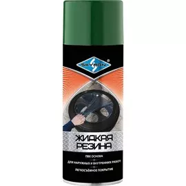 резина жидкая аэрозоль skyron зеленая ral 6002 520мл