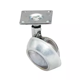 Ролик шариковый на площ. 40мм хром