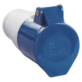 штепсельное гнездо 223 2p+pe 32a 220v ip44 иэк